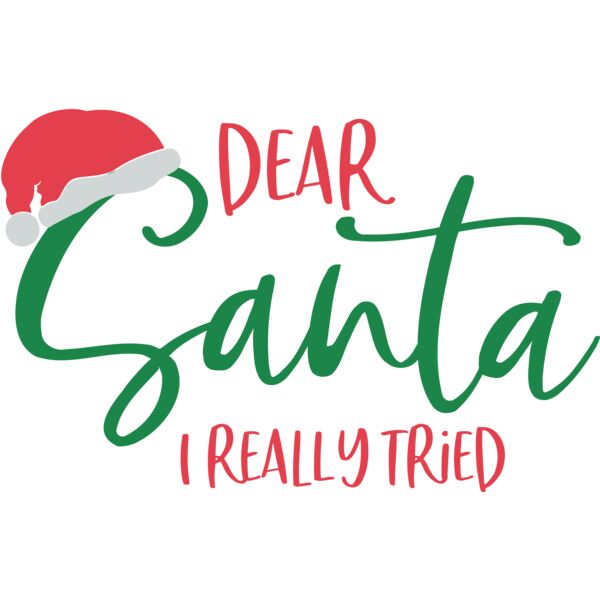 Dear Santa I Really Tried Thumbnail